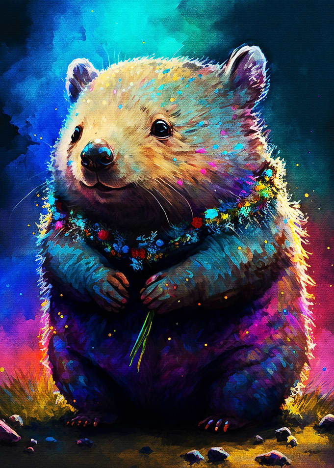 Cute Mouse Painting