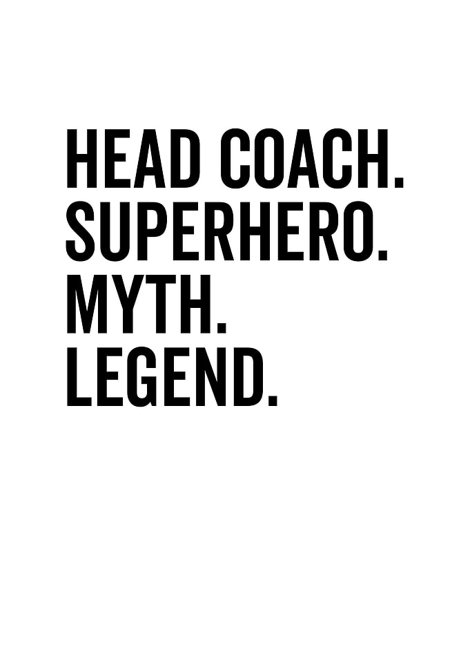 Head Coach Superhero Myth
