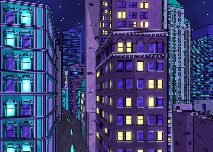 New York after Sundown