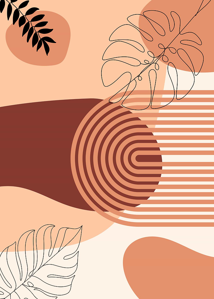 Brown Nature Boho Art
