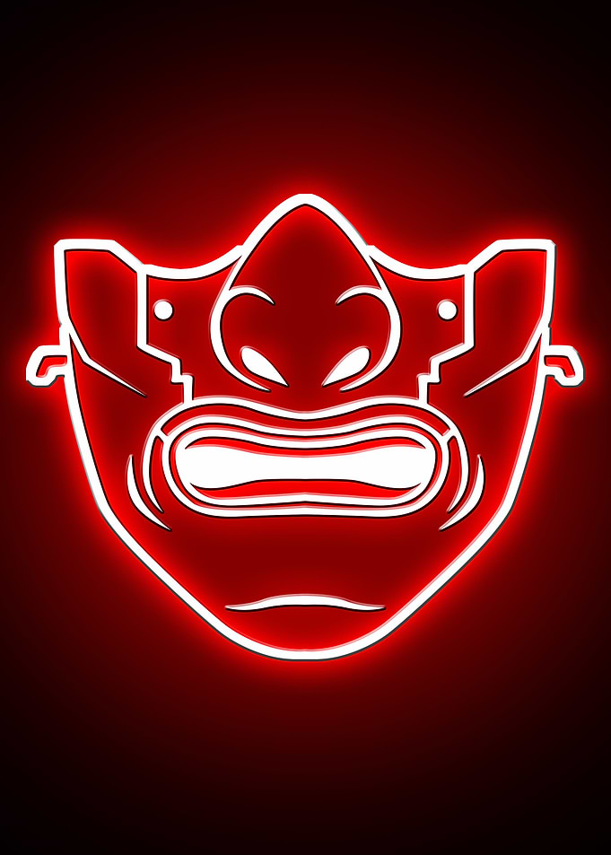 Mask neon