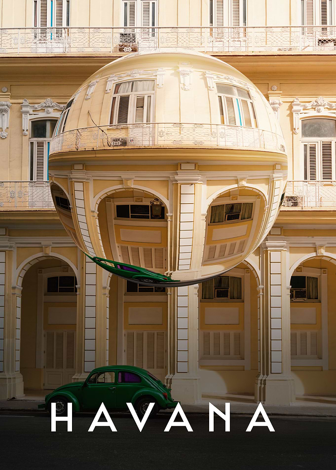 Havana Cuba Abstract
