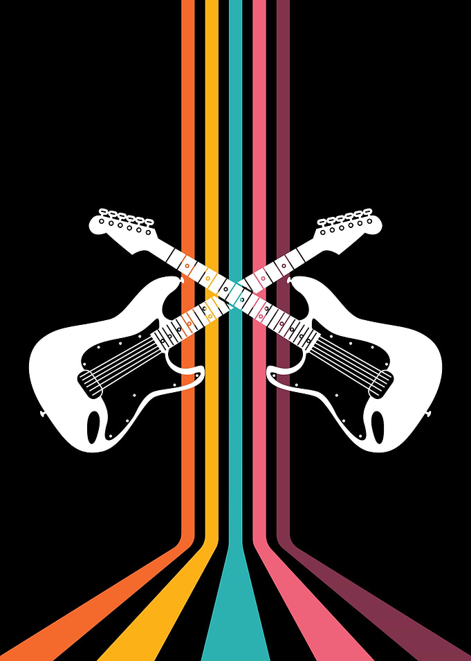 RETRO ELECTRIC GUITAR