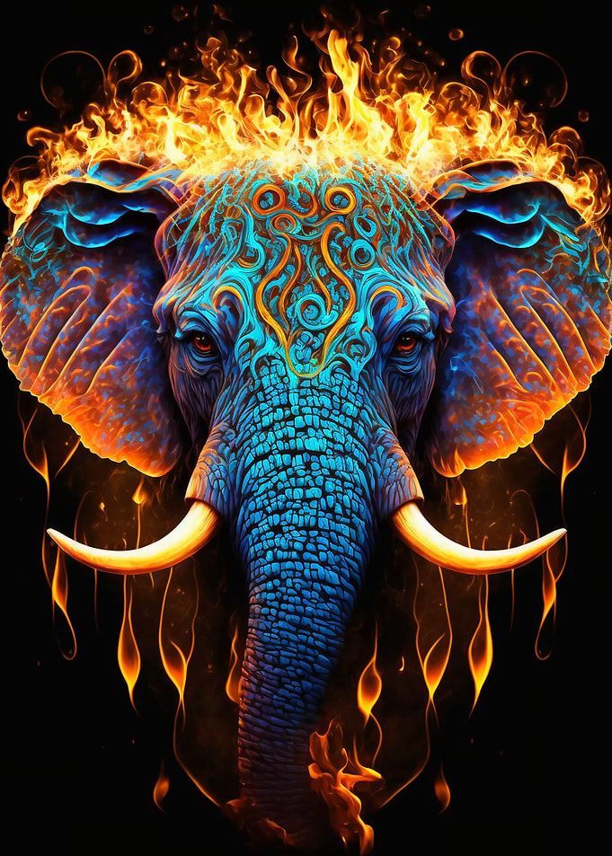 Elephant Fire Water