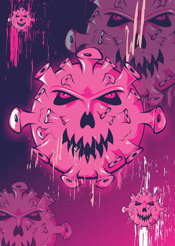 VIRUS CARTOON