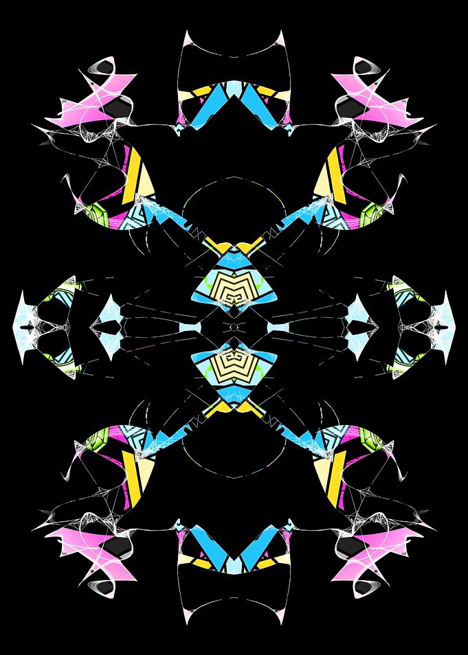 Abstract colorful art