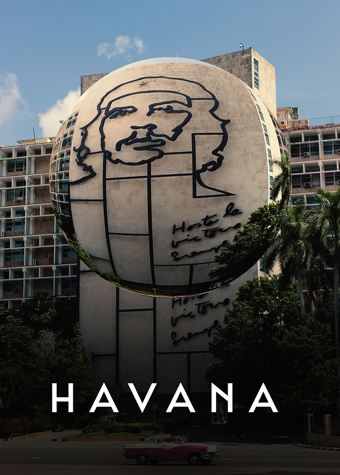 Havana Cuba Abstract