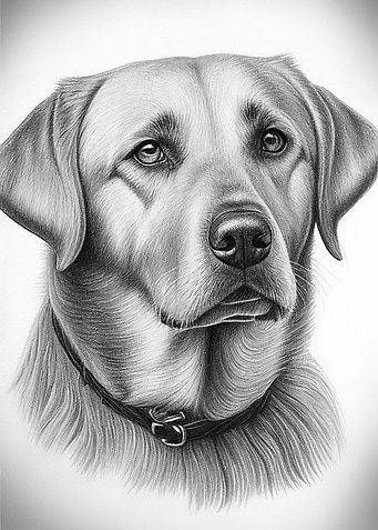 Labrador Drawing