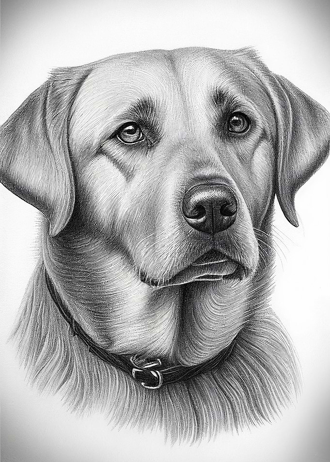 Labrador Drawing