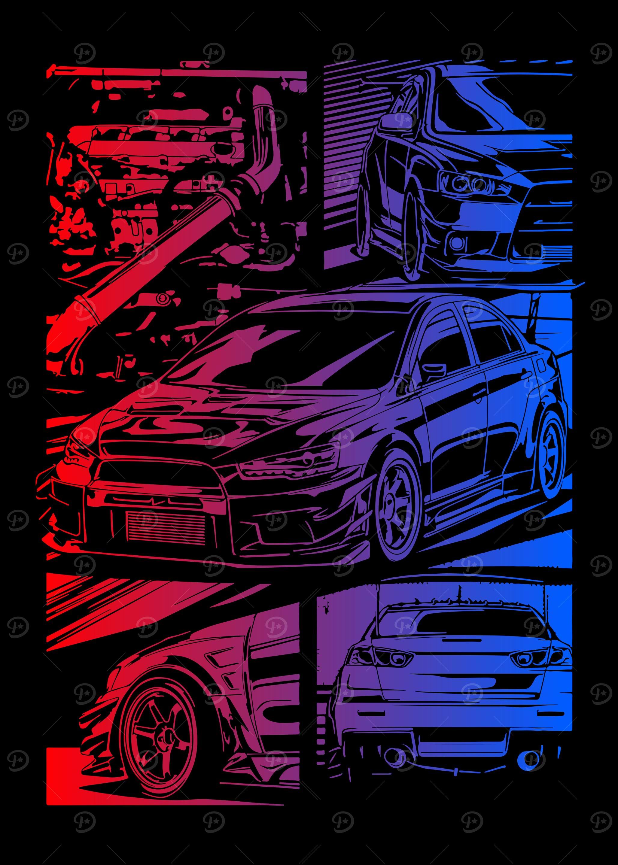 Retro Racing Car