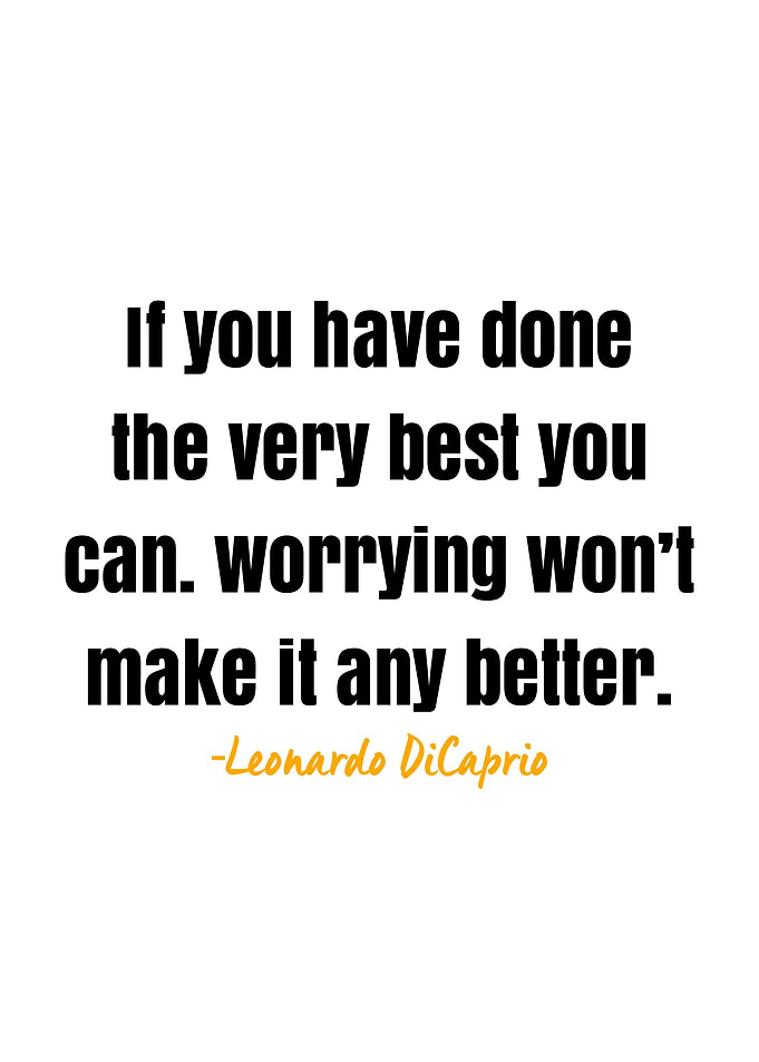 Leonardo DiCaprio quotes