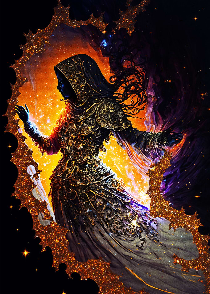 Abstract Art Woman Magic