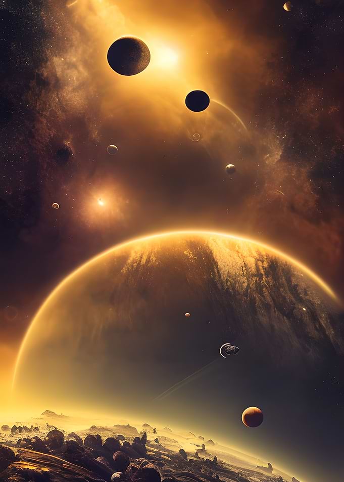 big planet orange tone