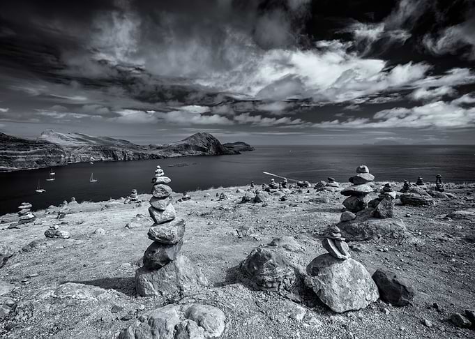 Madeira, Portugal, B&W