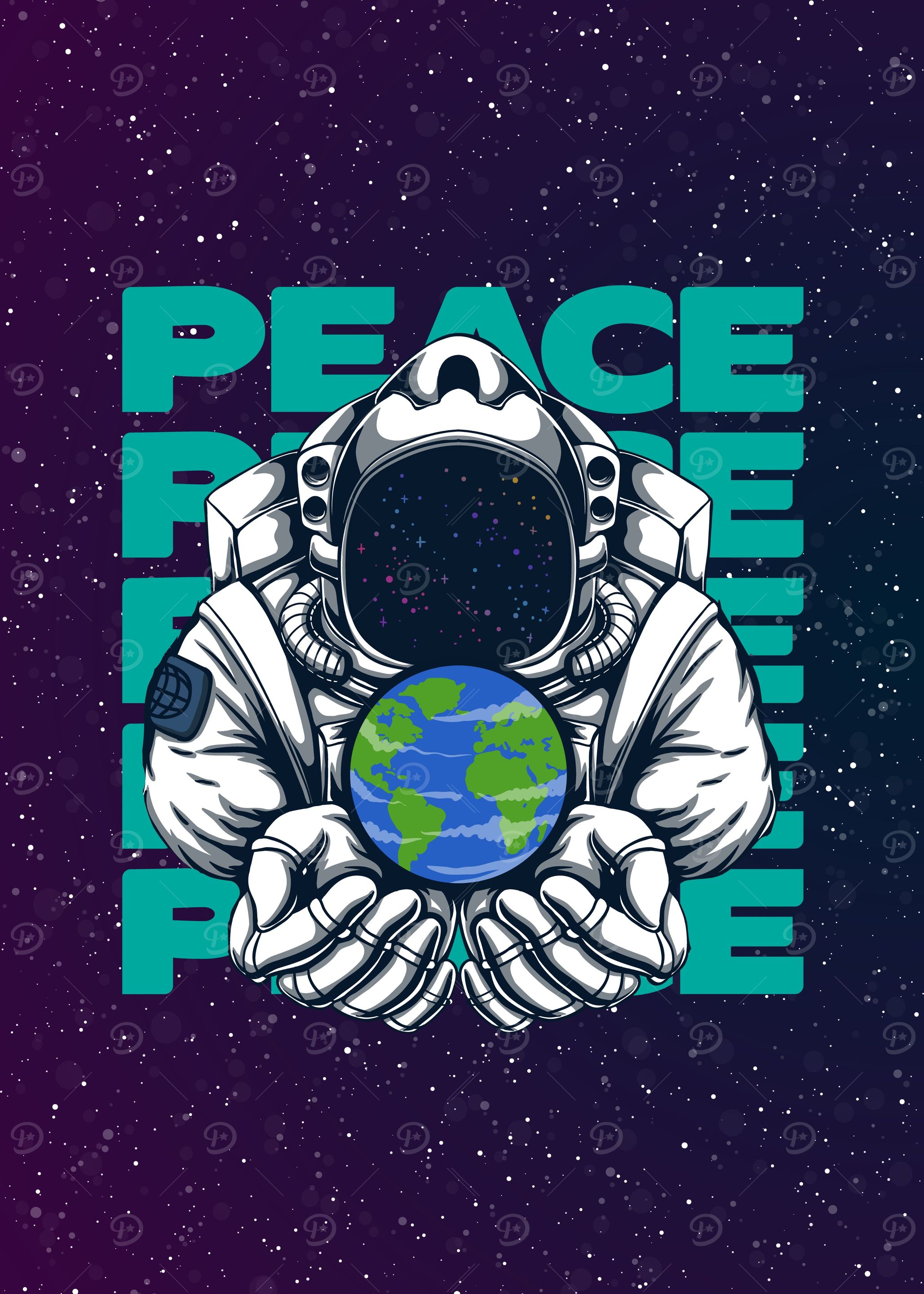 Astronaut Peace Earth