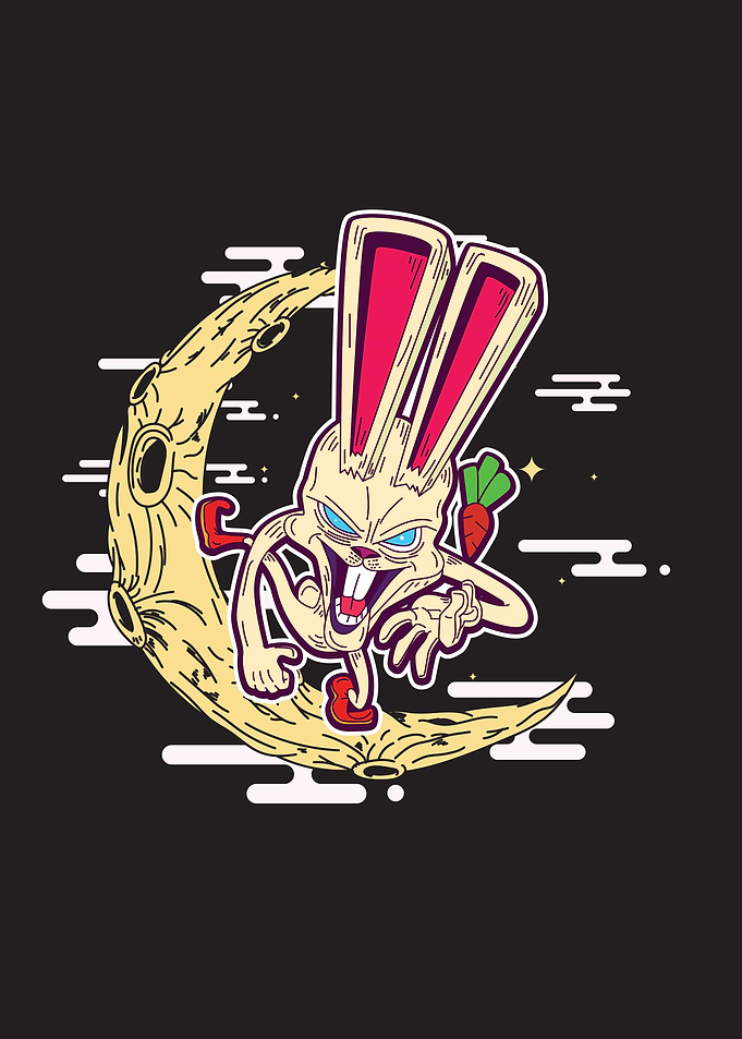 Rich rabbit for New Year