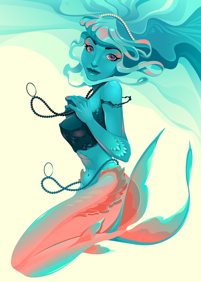 Beautiful mermaid