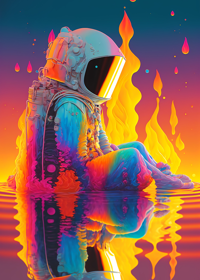 Melting Astronaut