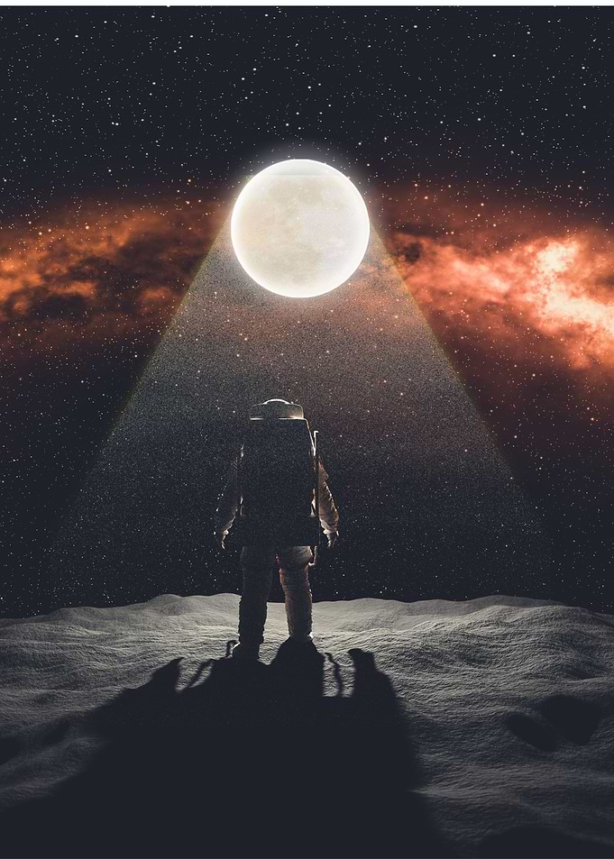 moon astronaut space