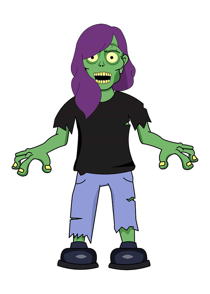 Goth Zombie Girl