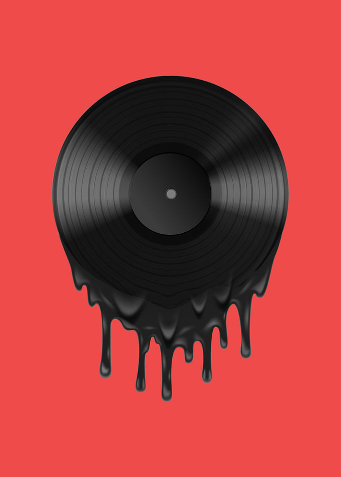 Turntable Vinyl Melting