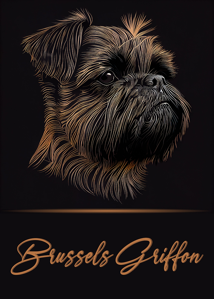 Elegant Brussels Griffon