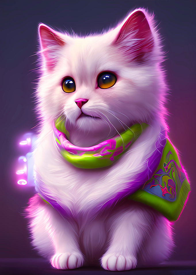 cute fluffy cat