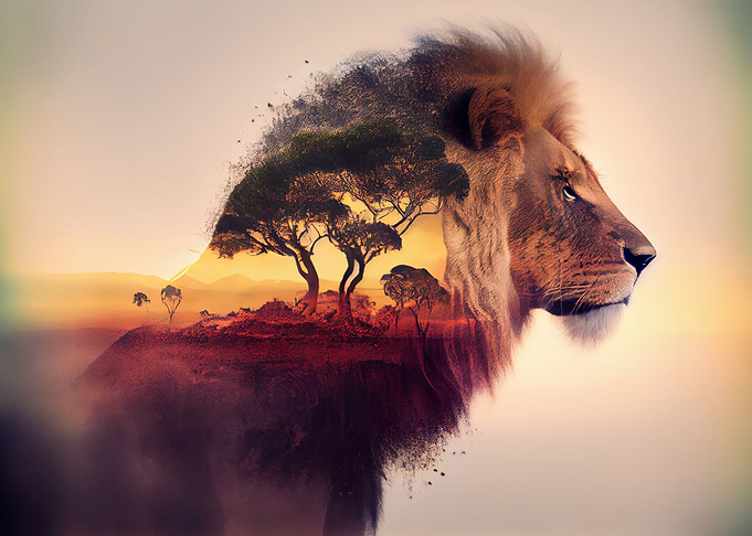 Lion in Africa