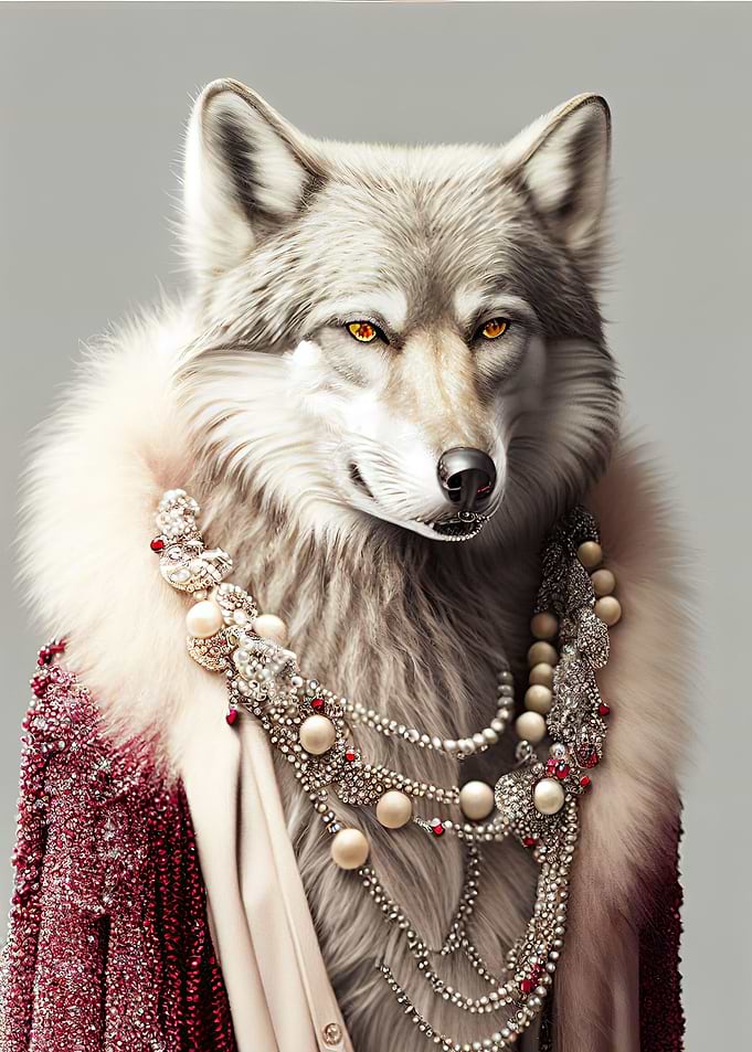 Wolf portrait