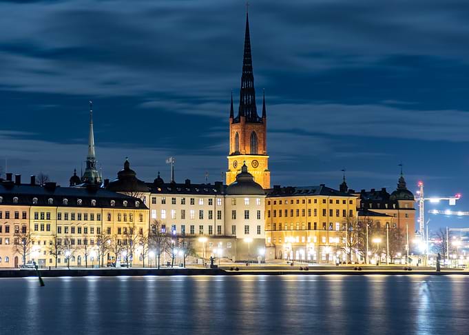 Stockholm by night