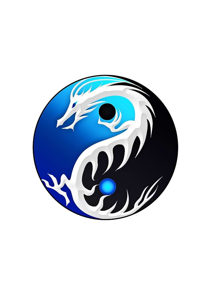 YIN YANG dragon