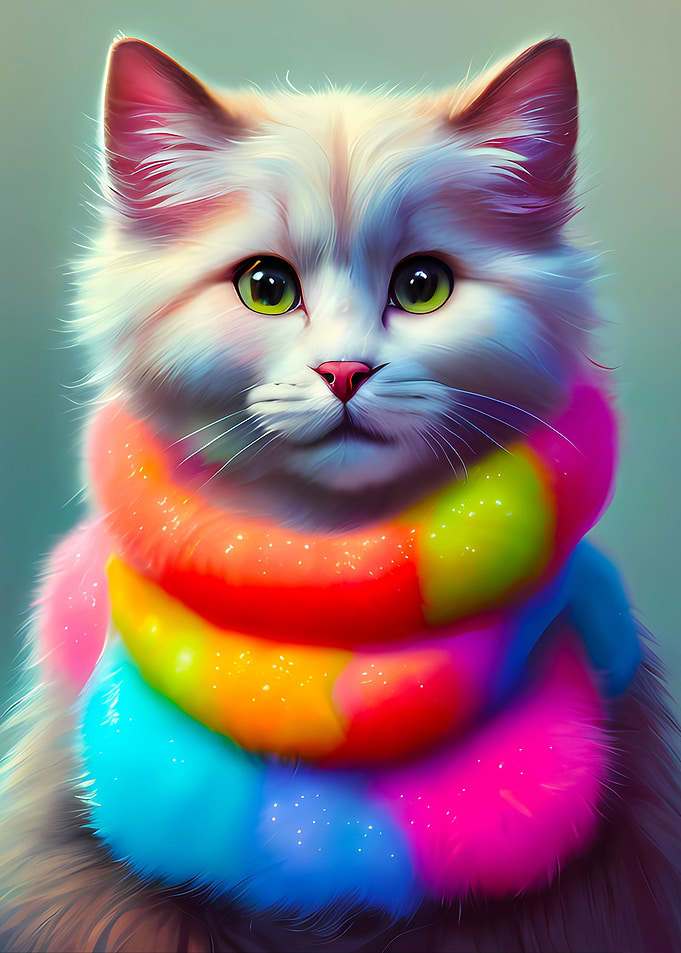 cute fluffy cat