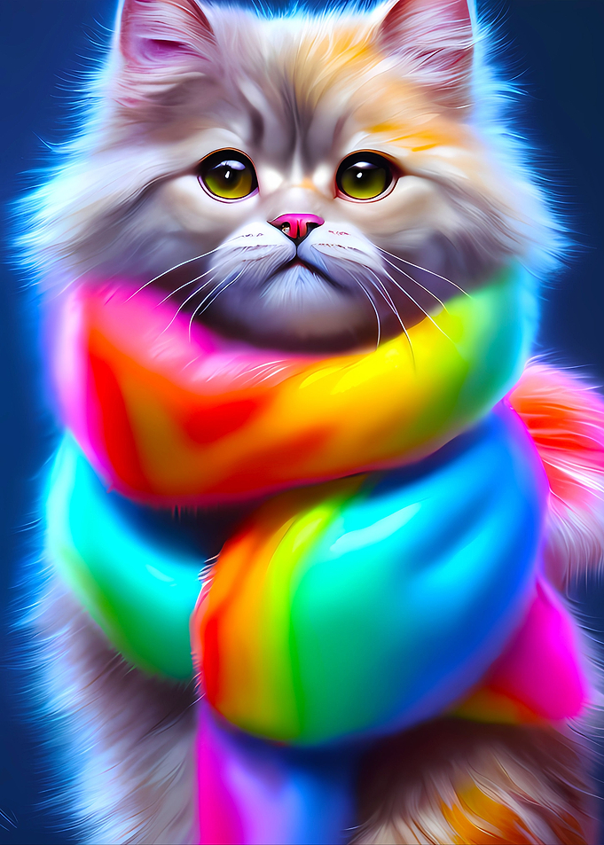 cute fluffy cat