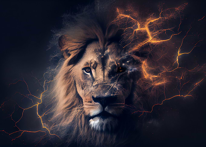 Lion in Africa