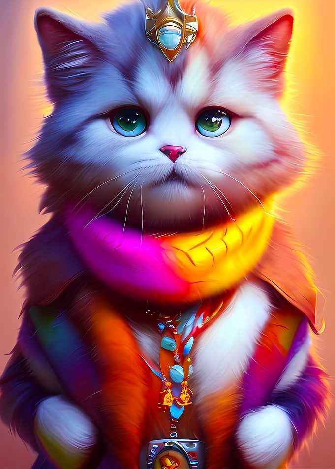 cute fluffy cat