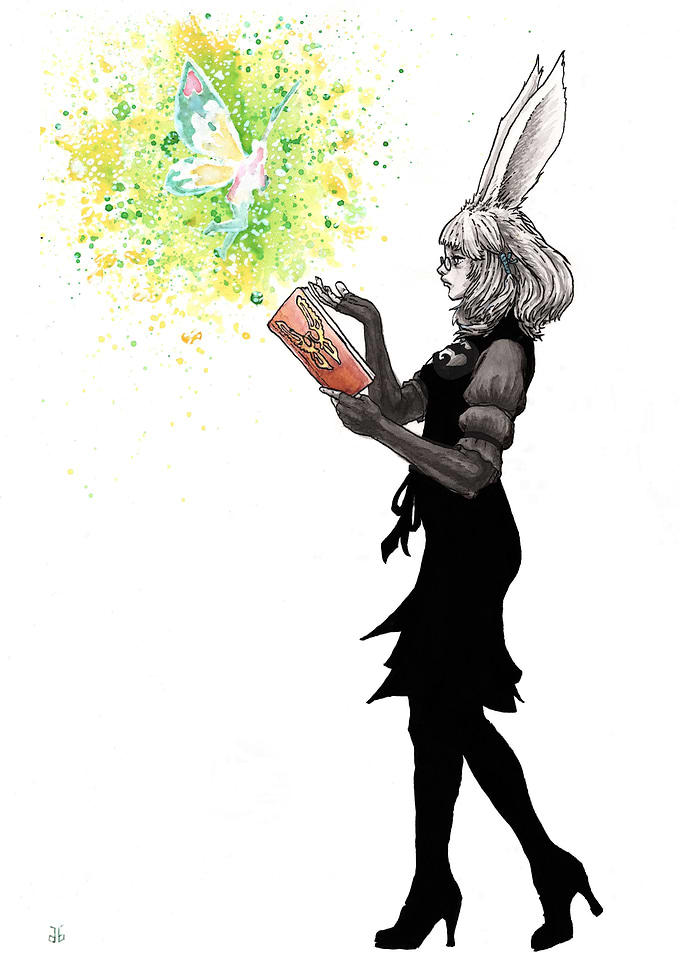 FFXIV Viera Scholar