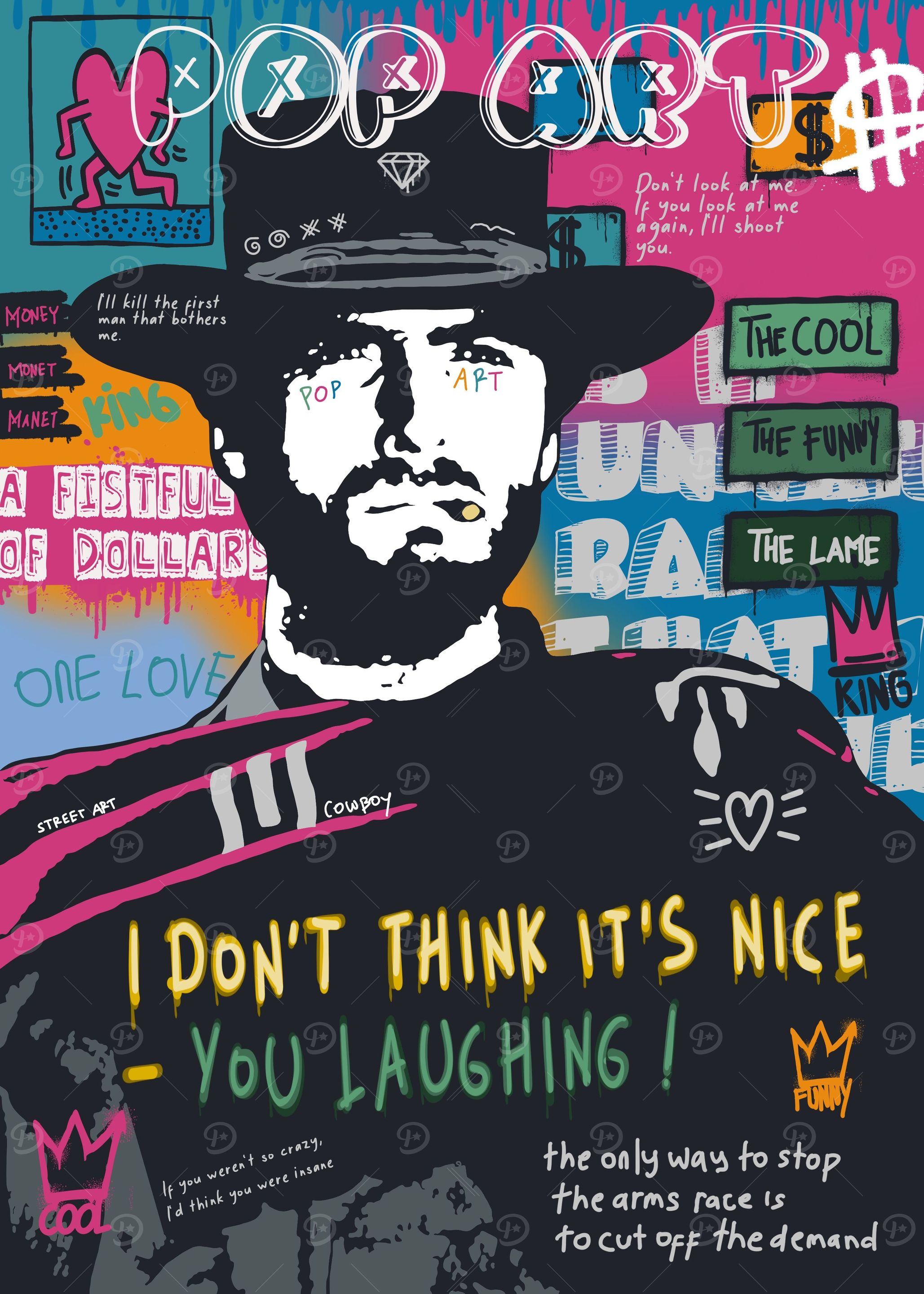 Pop art style