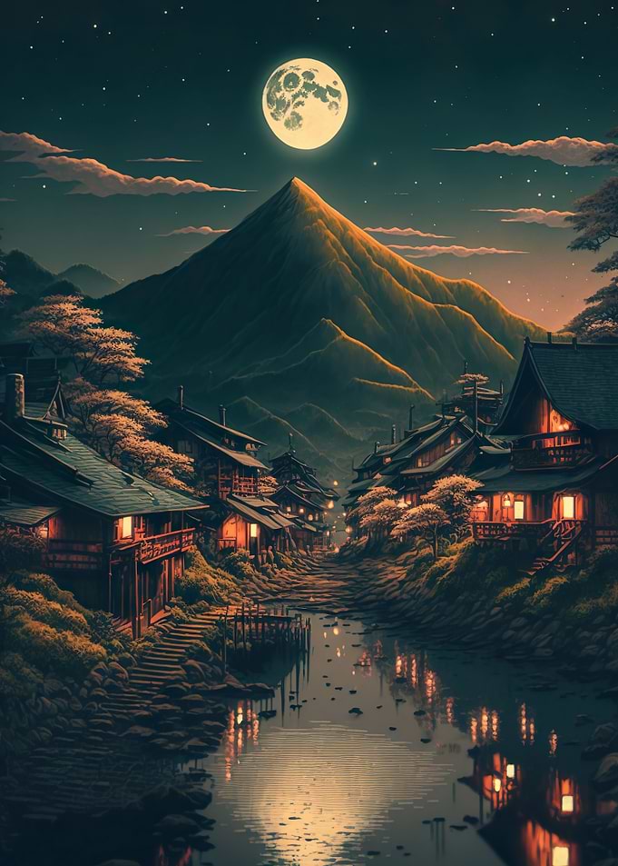 Retro Japanese Village