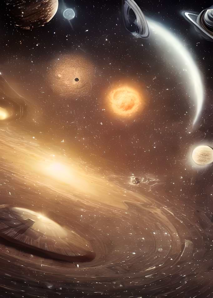 Saucer lost in space