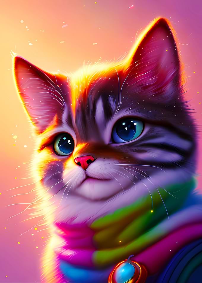 cute fluffy cat