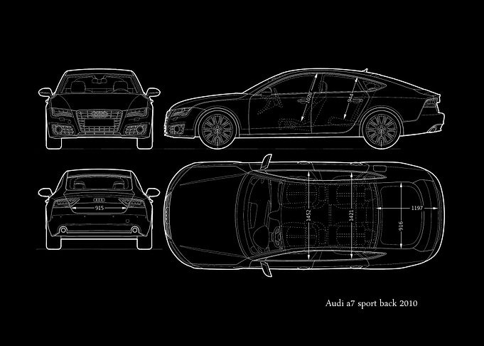 Audi a7 sport back 2010