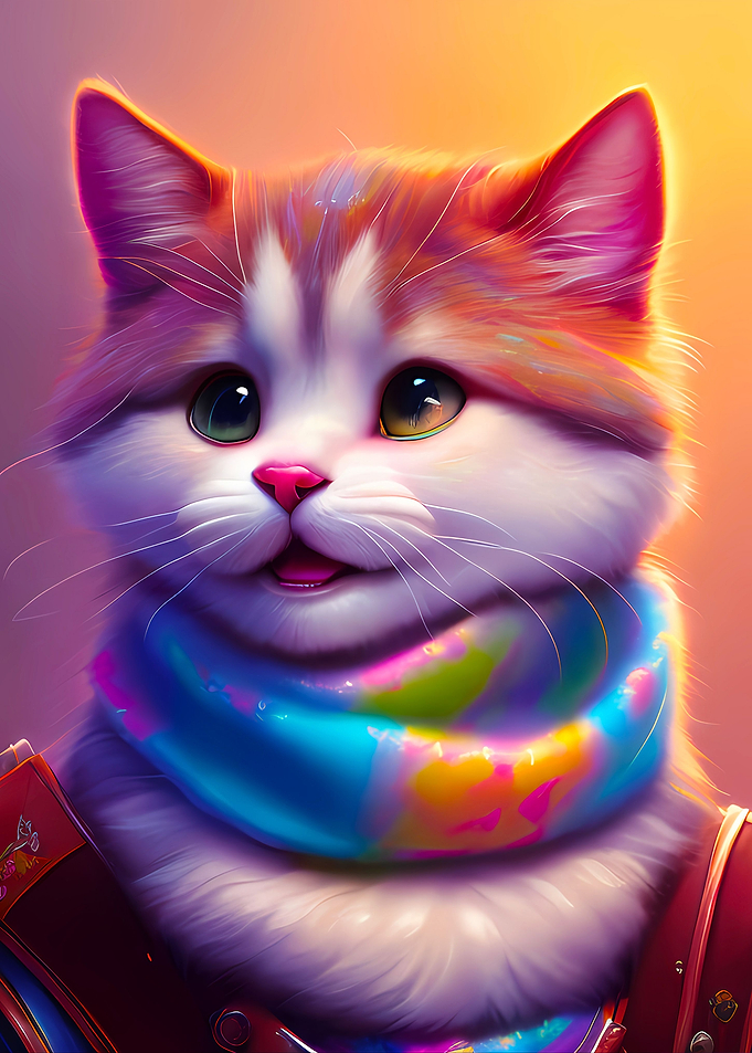 cute fluffy cat