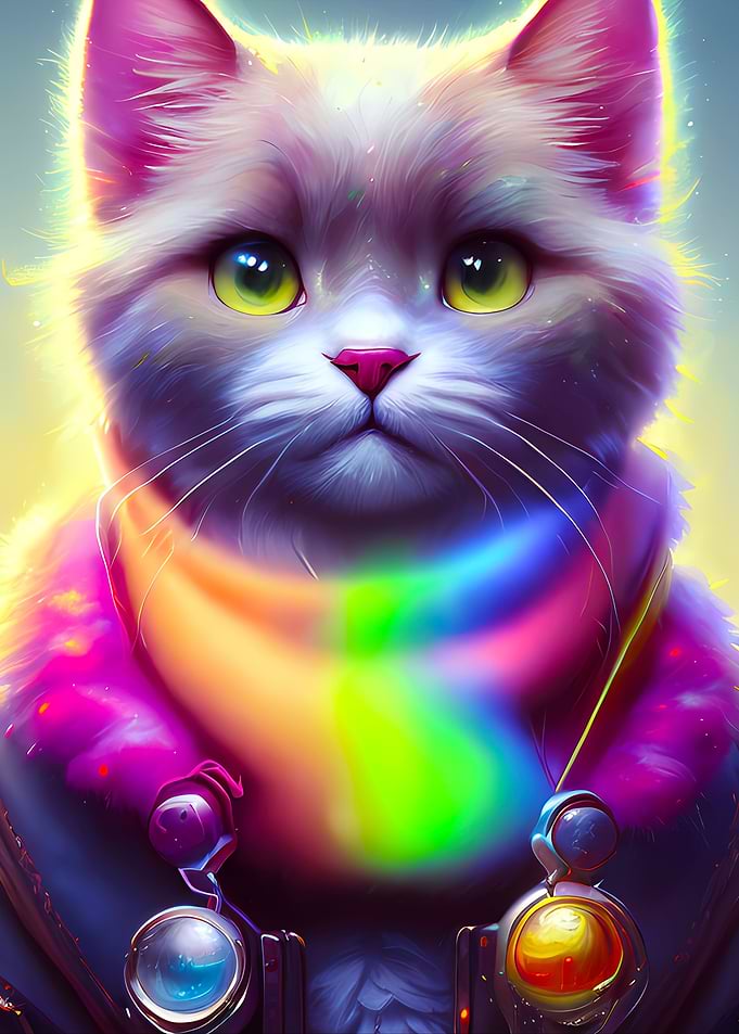 cute fluffy cat