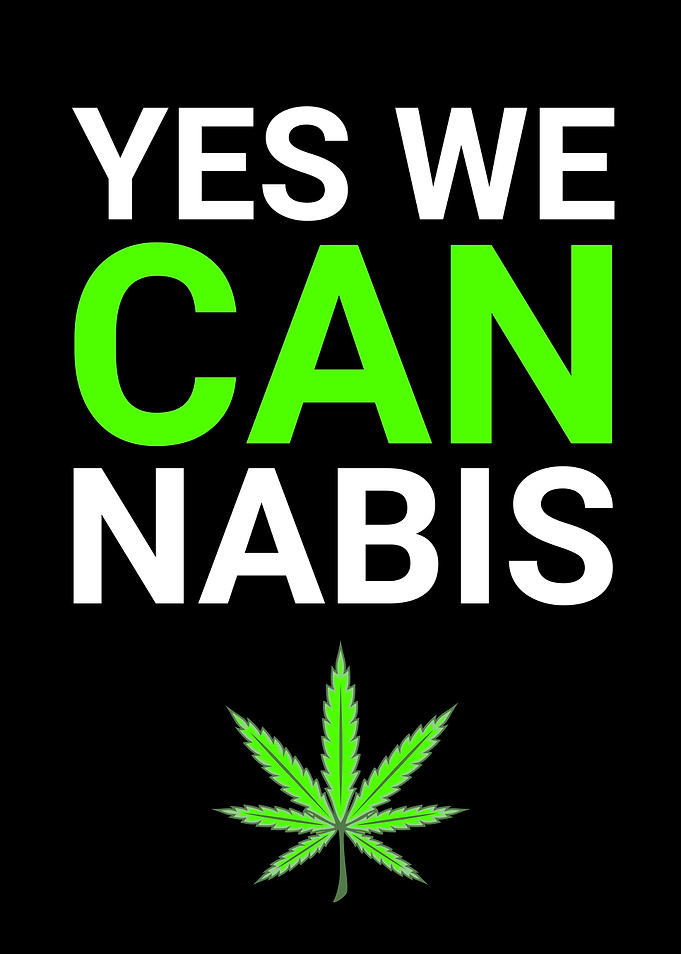 YES WE CANNABIS BLACK