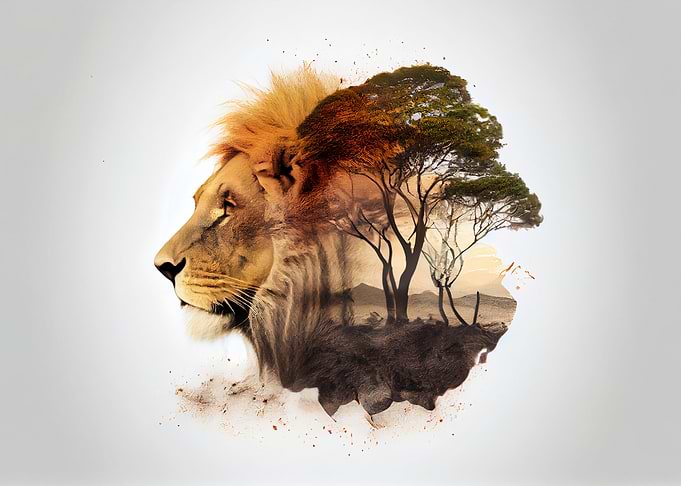 Lion in Africa