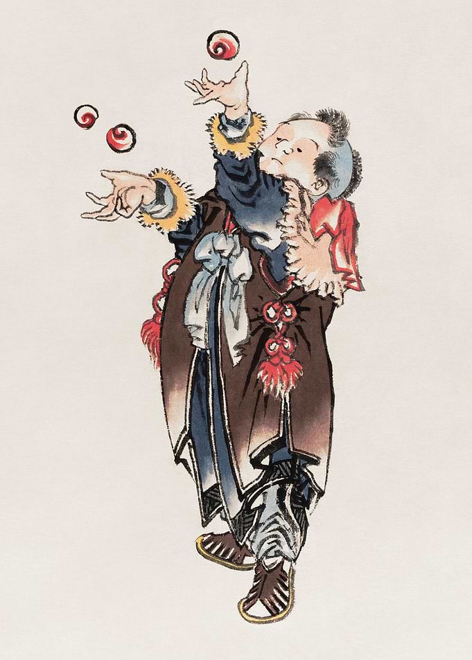 Japanese joggler by Hokusa