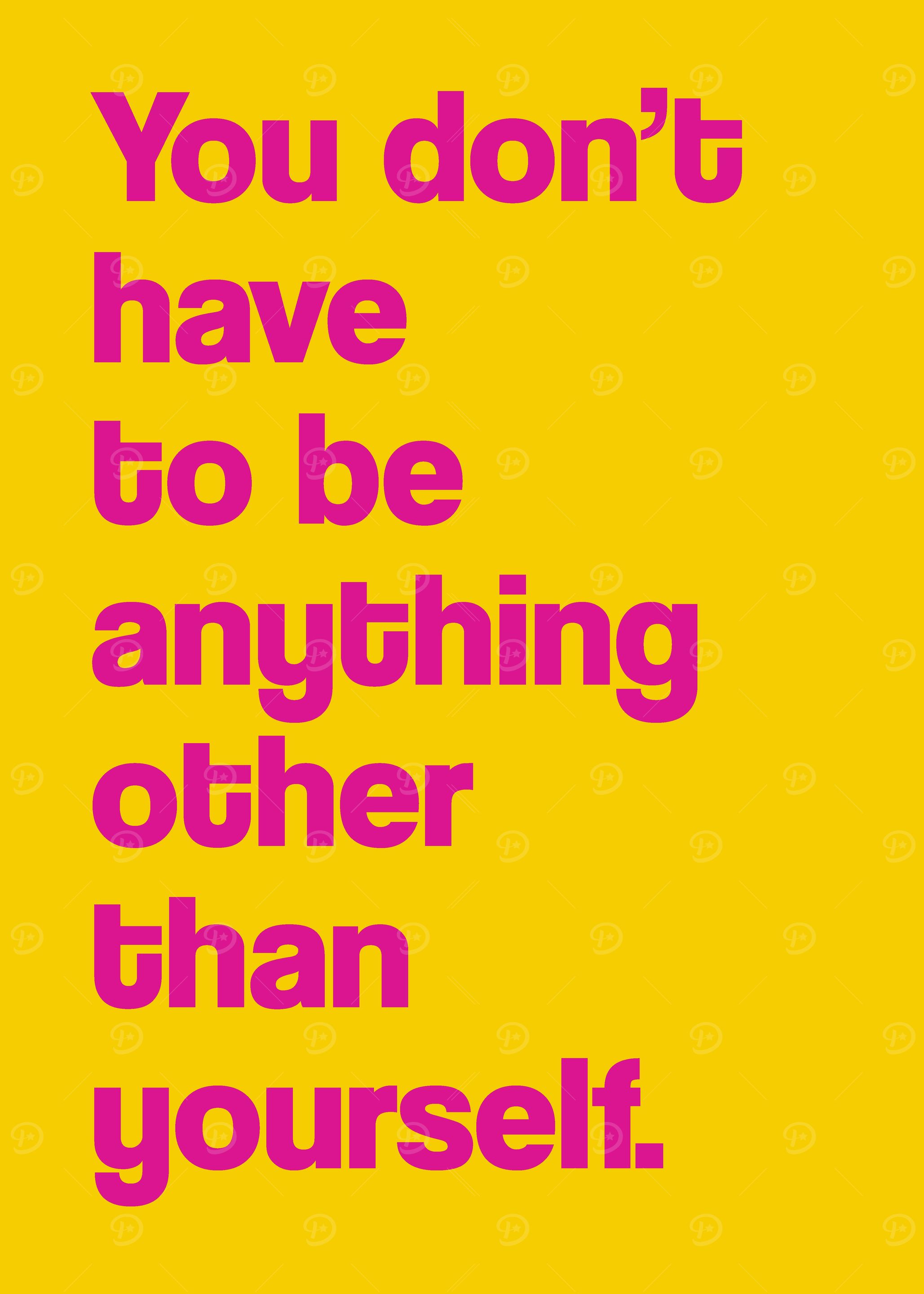 Be Yourself Quote