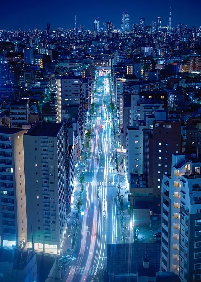 Cityscape Aerial View