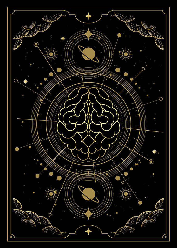 Tarot brain galaxy