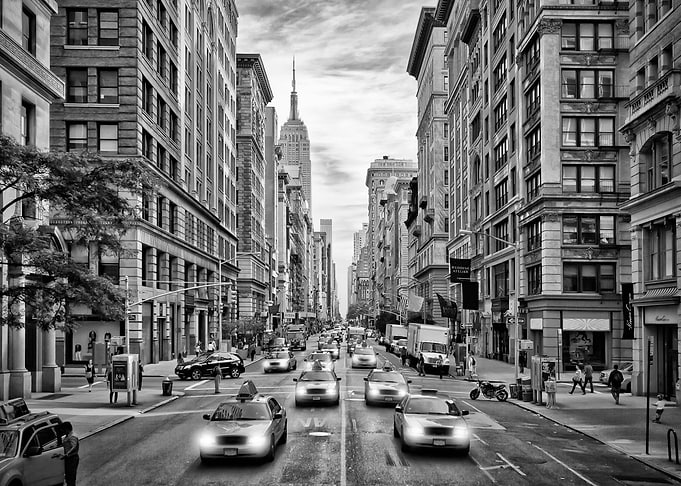 NYC 5th Avenue Traffic